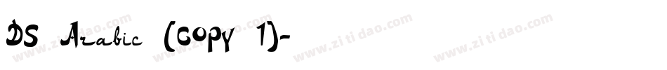DS Arabic (COPY 1)字体转换